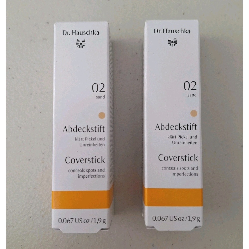 Dr. Hauschka Coverstick #02 (Sand) 1.9/0.6oz RARE Hard To Find NOS, GERMANY, 2